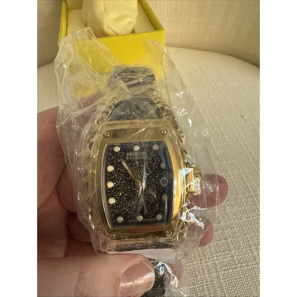 INVICTA Gladiator Lady 37.10mm Stainless Steel Blue Gold Sparkle dial 505 Quartz